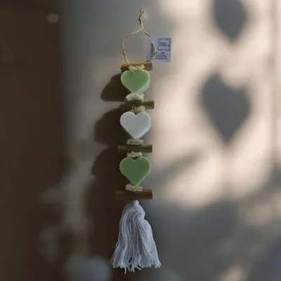 Savons - Tresse 1 Savon Cœur Verveine 1 Cœur Bergamote 1 Cœur Verveine - FABRIQUE LOMAELLE