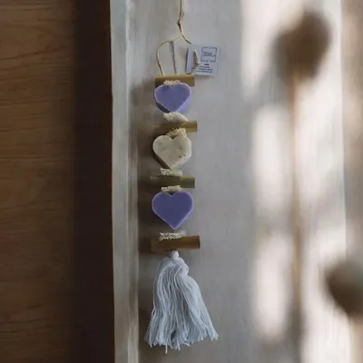 Savons - Tresse 1 Savon Cœur Lavande 1 Savon Cœur Lavande Fleur 1 Savon Cœur Lavande - FABRIQUE LOMAELLE