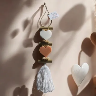 Savons - Tresse 1 Savon Cœur Blanc et 1 Savon Cœur Fleur D'oranger - FABRIQUE LOMAELLE