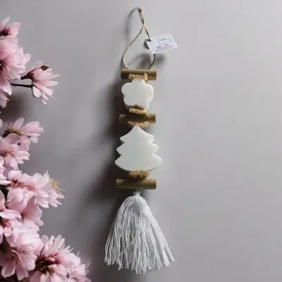 Savons - Tresse 1 Savon Fleur Blanche Bergamote et 1 Savon Sapin Blanc Bergamote - FABRIQUE LOMAELLE