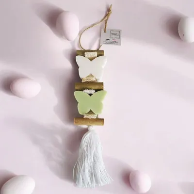 Savons - Tresse 1 Savon Papillon Bergamote et 1 Savon Papillon Verveine - FABRIQUE LOMAELLE