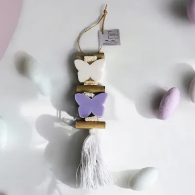 Soaps - braid 1 Butterfly Bergamot Soap 1 Butterfly Lavender Soap - FABRIQUE LOMAELLE