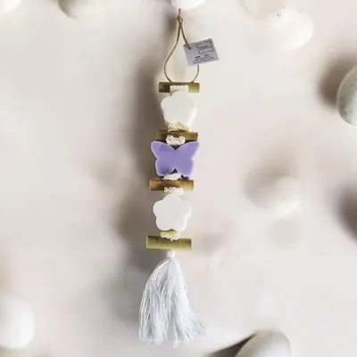 Savons - tresse 1 Savon Fleur Bergamote 1 Savon Papillon Lavande 1 Savon Fleur Bergamote - FABRIQUE LOMAELLE