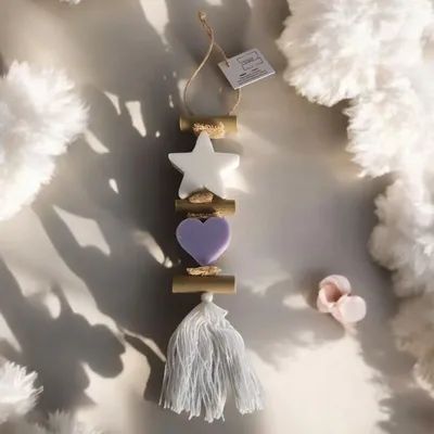 Savons - Tresse 1 Savon Etoile bergamote et 1 Savon Cœur Lavande - FABRIQUE LOMAELLE