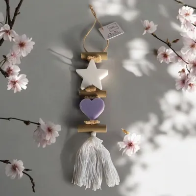 Savons - Tresse 1 Savon Etoile bergamote et 1 Savon Cœur Lavande - FABRIQUE LOMAELLE