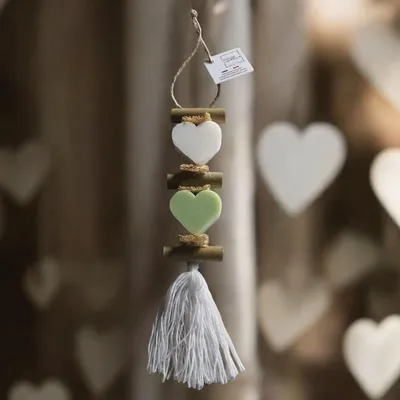 Savons - Tresse 1 Savon Cœur Blanc et 1 Savon Cœur Verveine - FABRIQUE LOMAELLE