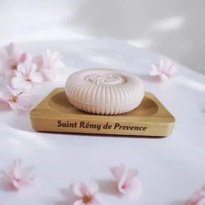 Soaps - Personalized Bamboo Soap Dish - FABRIQUE LOMAELLE