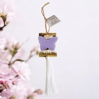 Savons - Tresse 1 Savon Papillon Lavande - FABRIQUE LOMAELLE