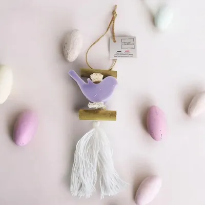 Savons - Tresse 1 Savon Oiseau Lavande - FABRIQUE LOMAELLE