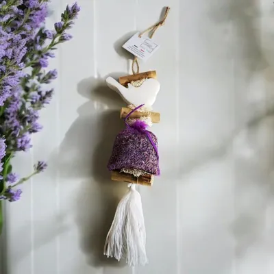 Savons - Tresse 1 Savon Oiseau Bergamote avec un sachet de lavandin - FABRIQUE LOMAELLE