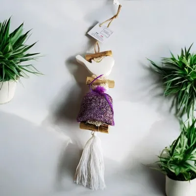 Savons - Tresse 1 Savon Oiseau Bergamote avec un sachet de lavandin - FABRIQUE LOMAELLE