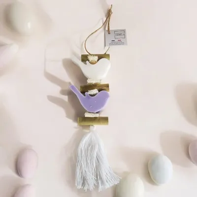 Savons - Tresse 1 Savon Oiseau Blanc Bergamote et un Savon Oiseau Lavande - FABRIQUE LOMAELLE