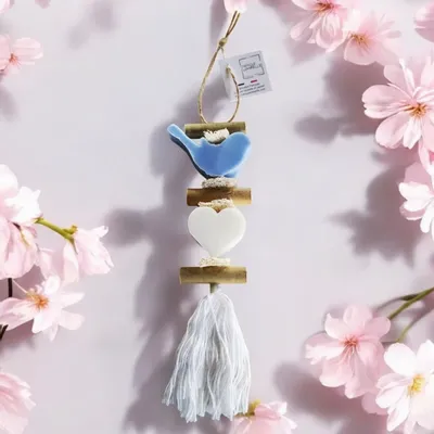 Savons - Tresse 1 Savon Oiseau Ecume et un Cœur Blanc Bergamote - FABRIQUE LOMAELLE