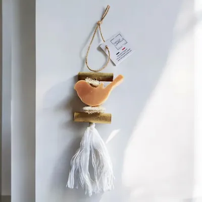 Savons - Tresse 1 Savon Oiseau Fleur d'Oranger - FABRIQUE LOMAELLE