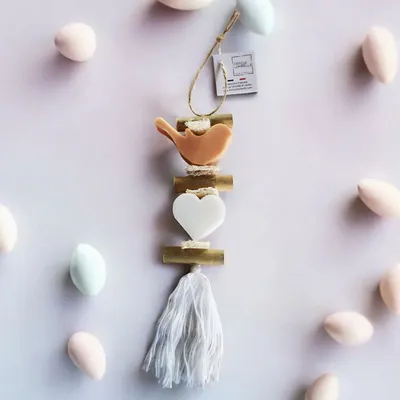 Savons - Tresse 1 Savon Oiseau Fleur d'Oranger et un Cœur Blanc Bergamote - FABRIQUE LOMAELLE