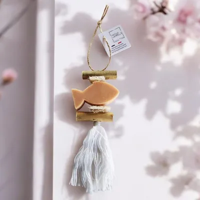 Savons - Tresse 1 Savon Poisson Fleur d'Oranger - FABRIQUE LOMAELLE