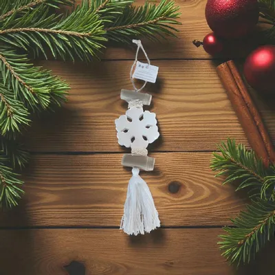 Savons - Tresse 1 Savon Flocon de Neige Parfum Bergamote - FABRIQUE LOMAELLE