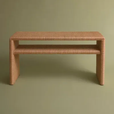 Console table - RATTAN CONSOLE GEORGIA NATURAL - MAHE HOMEWARE
