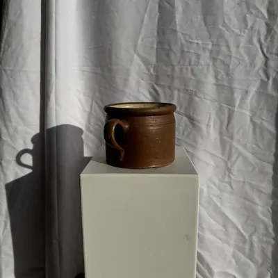 Food storage - Large Saint Amand stoneware rillette pot H14 (3) - OFFICE OBJETS