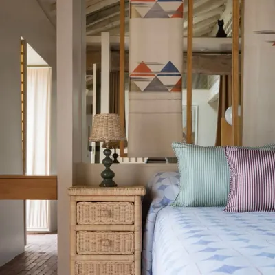 Tables de nuit - TABLE DE CHEVET EN ROTIN CAMILA NATUREL - MAHE HOMEWARE