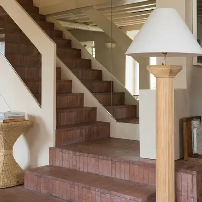 Lampadaires - PIED DE LAMPE DE SOL EN ROTIN ARIANE - MAHE HOMEWARE