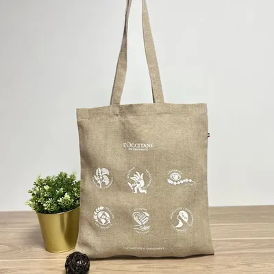 Sacs et cabas - Tote bag personnalisable en lin Made in France - Mathilde - MEME BERNADETTE (FEEL-INDE)