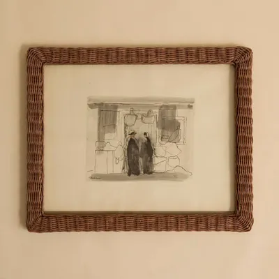 Frames - HARPER RATTAN HANDWOVEN PICTURE FRAME - MAHE HOMEWARE