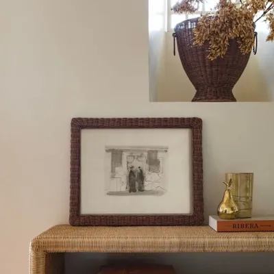 Frames - HARPER RATTAN HANDWOVEN PICTURE FRAME - MAHE HOMEWARE