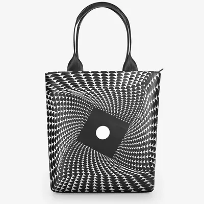 Sacs et cabas - SHOPPING BAG VERTICAL MEDIUM OPTICAL AW26 - 959NINEFIVENINE