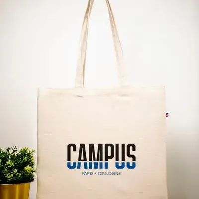 Sacs et cabas - Tote bag en coton 280g Made in France à personnaliser - Victor - MEME BERNADETTE (FEEL-INDE)