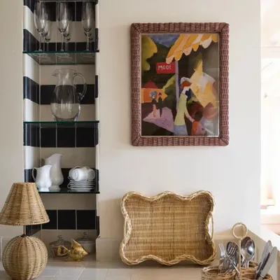 Lampes de table - LAMPE DE TABLE SANS FIL EN ROTIN AVEC ABAT-JOUR EN ROTIN - MAHE HOMEWARE