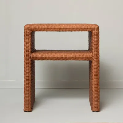 Tables de nuit - TABLE DE CHEVET EN ROTIN GEORGIA NATURAL - MAHE HOMEWARE