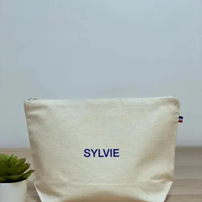 Sacs et cabas - Trousse en coton à personnaliser - Sylvie M1 - MEME BERNADETTE (FEEL-INDE)