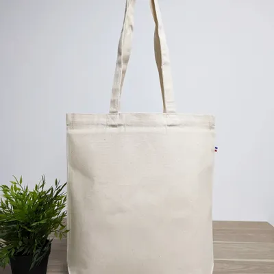 Sacs et cabas - Cabas en coton bio Made in France à personnaliser - Isabelle - MEME BERNADETTE (FEEL-INDE)