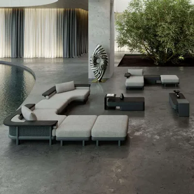 Canapés de jardin - Kit modulaire Alvo - SNOC