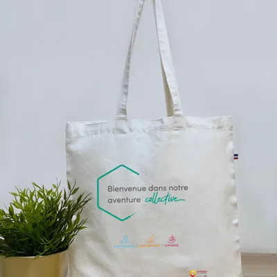 Sacs et cabas - Tote bag en coton Made in France à personnaliser - Theo - MEME BERNADETTE (FEEL-INDE)