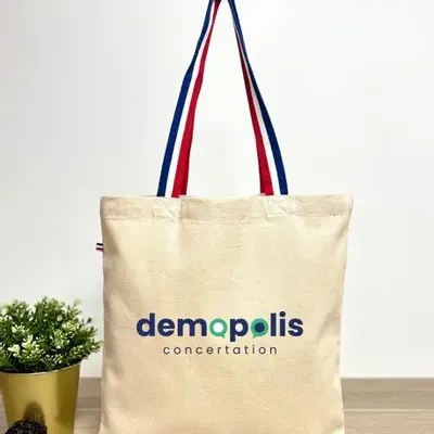 Sacs et cabas - Tote bag en coton Made in France à personnaliser - Theo - MEME BERNADETTE (FEEL-INDE)