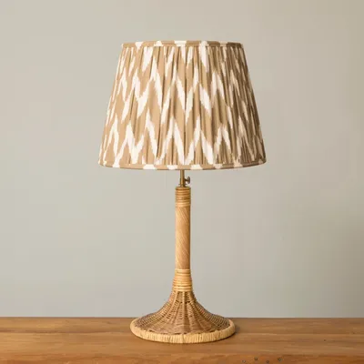 Lampes de table - LAMPE DE TABLE À BASE TORSADÉE EN ROTIN - MAHE HOMEWARE