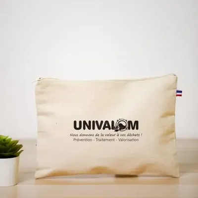 Sacs et cabas - Trousse en coton à personnaliser Made in France - Marcel - MEME BERNADETTE (FEEL-INDE)