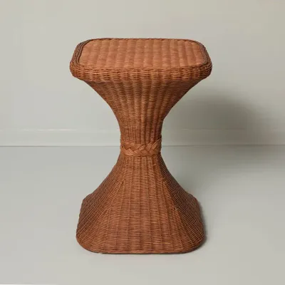 Autres tables  - TABLE D'APPOINT EN ROTIN SABBIA - MAHE HOMEWARE