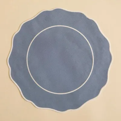 Linge de table textile - NAPPERON ROND EN LIN ANTITACHE - MAHE HOMEWARE