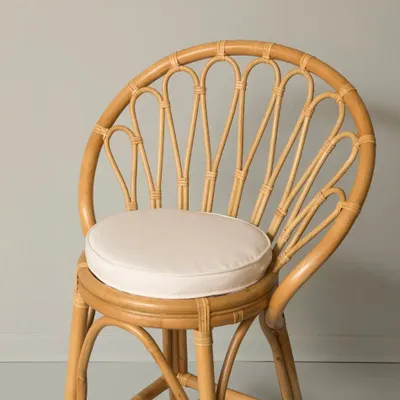 Chaises - TABOURET DE COMPTOIR EN ROTIN PÉTUNIA NATUREL - MAHE HOMEWARE