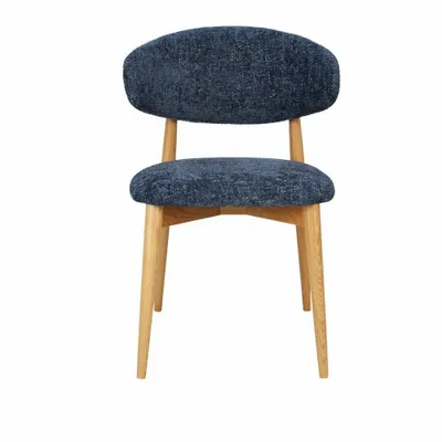 Chaises - Chaise Jaspe Naturel et Bleu - EMPREINTE DU TEMPS