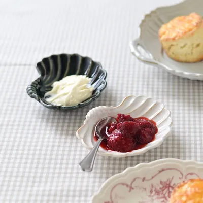 Assiettes au quotidien - Bol en nacre et petite assiette - MARUMITSU POTERIE
