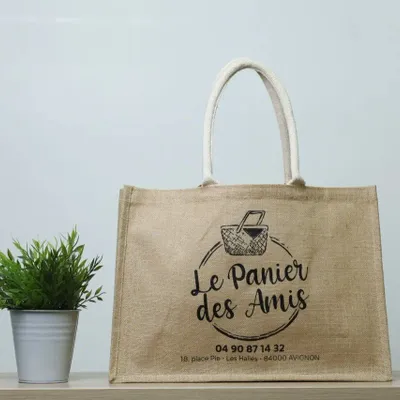 Bags and totes - Customizable jute tote bag – JUT 53 NL - MEME BERNADETTE (FEEL-INDE)