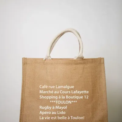 Bags and totes - Customizable jute tote bag – JUT 4 NL - MEME BERNADETTE (FEEL-INDE)