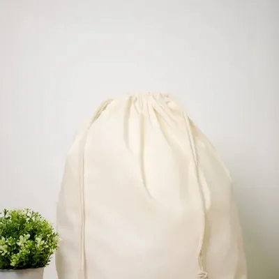 Bags and totes - Customizable organic cotton drawstring pouch – ORG 17 - MEME BERNADETTE (FEEL-INDE)