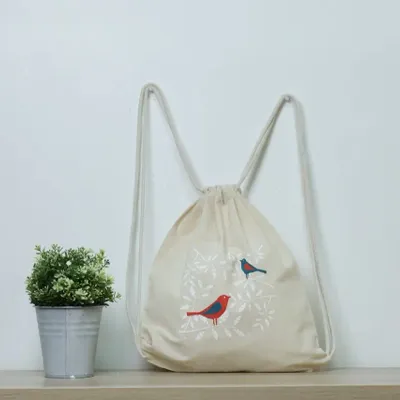 Bags and totes - Customizable organic cotton backpack 140g – ORG 20 - MEME BERNADETTE (FEEL-INDE)