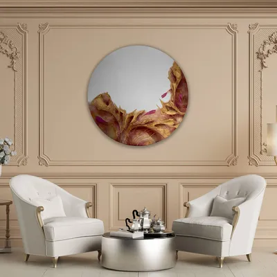 Mirrors - MIRROR - PURPLE DANCE 90CM - MIRO’ART™- ORSIGNÉ™ BY AMANDINE MANGENOT