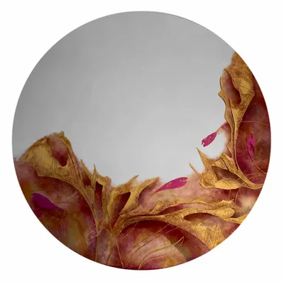 Mirrors - MIRROR - PURPLE DANCE 90CM - MIRO’ART™- ORSIGNÉ™ BY AMANDINE MANGENOT